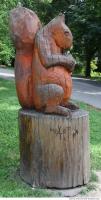 wooden statue animal 0004